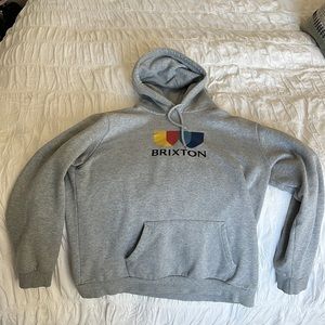 Brixton Grey Hoodie